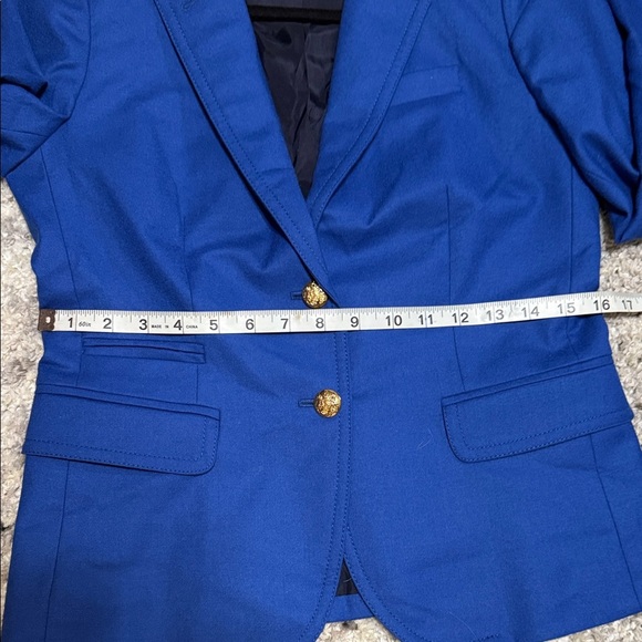 💙J. Crew Royal Blue Blazer with Gold Accents - Picture 8 of 12